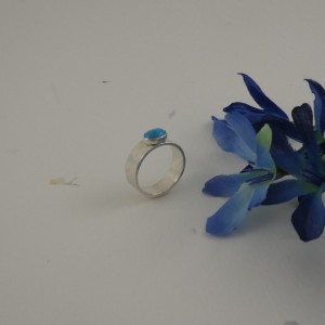 Bague Howlite turquoise