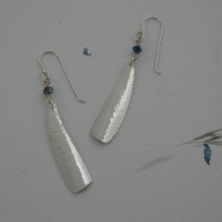 Boucles d'oreilles Jonquille bleue Boucles d'oreilles Jonquille bleue
