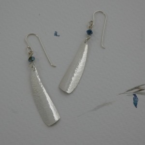 Boucles d'oreilles Jonquille bleue Boucles d'oreilles Jonquille bleue