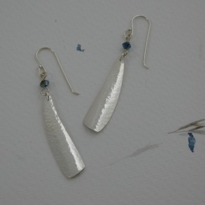 Boucles d'oreilles Jonquille bleue Boucles d'oreilles Jonquille bleue